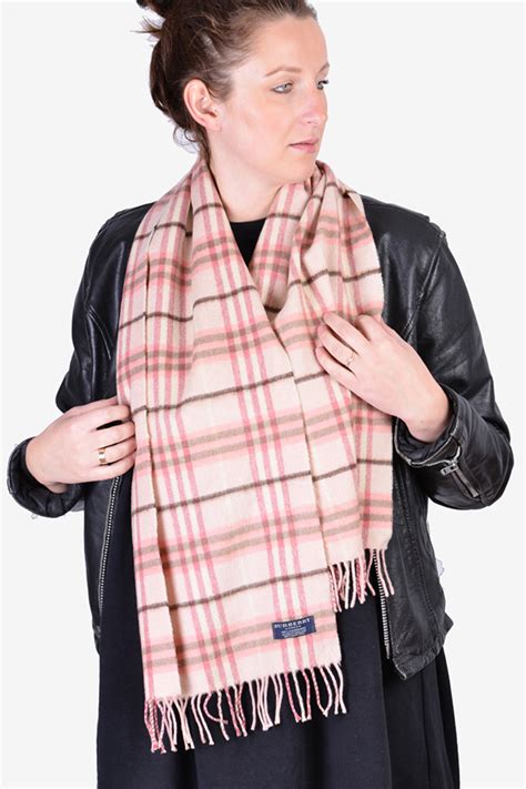 burberry pink scarf wool|burberry wool scarf vintage.